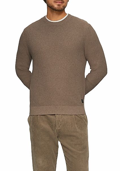 s.Oliver Strickpullover mit Rundhalsausschnitt günstig online kaufen