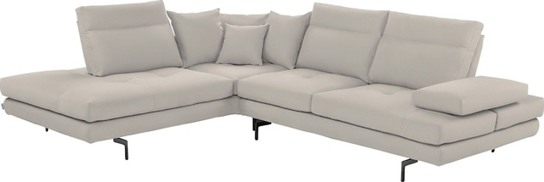 CALIA ITALIA Ecksofa »Toby Wing, Komfortsofa mit Sitzkomfort der Extraklass günstig online kaufen