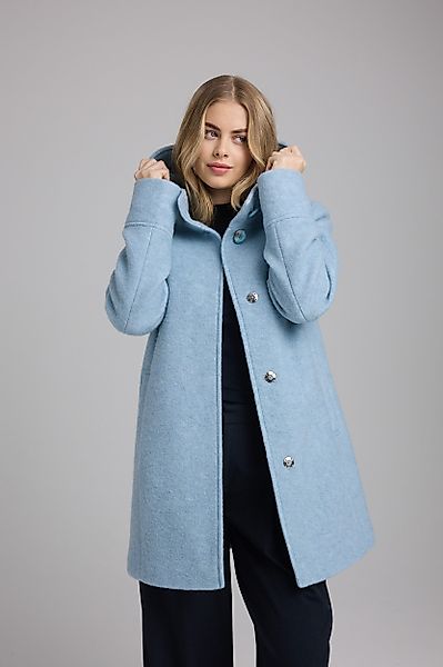 Manisa Wolljacke Wollparka mit Kapuze und günstig online kaufen
