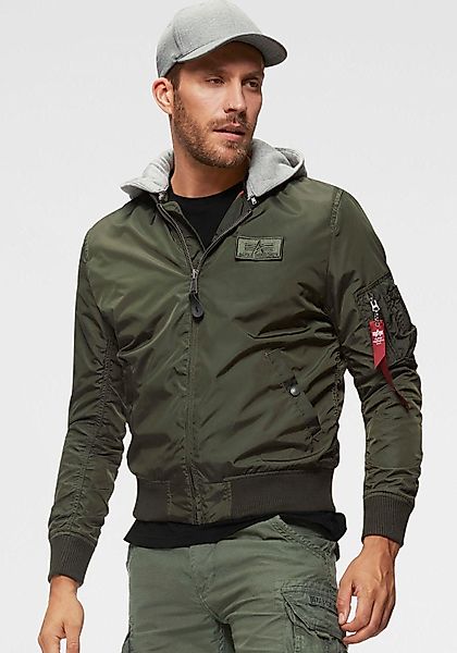 Alpha Industries Bomberjacke "MA-1 TT HOOD" mit Kapuze günstig online kaufen