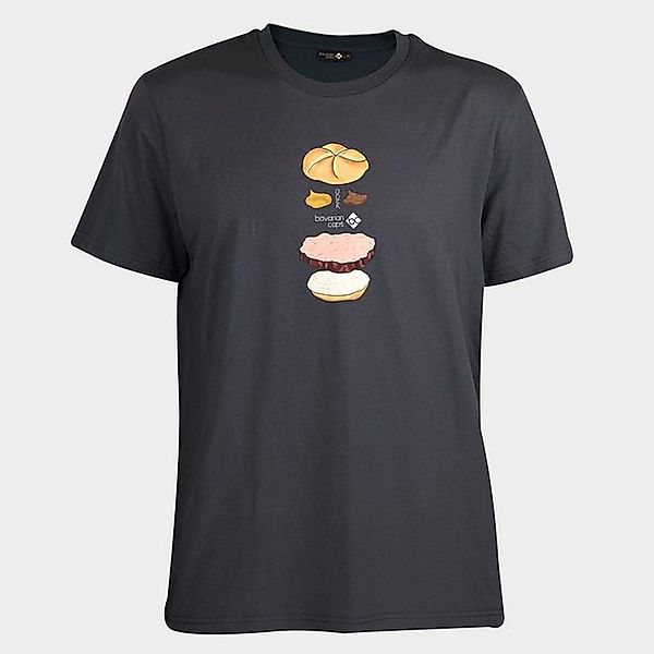 Bavarian Caps T-Shirt Bavarian Caps T-Shirt Bavarian Burger anthrazit XXL ( günstig online kaufen