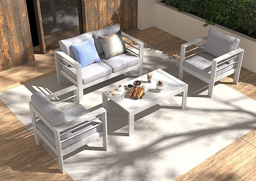 MeXo Gartenlounge-Set Balkon Möbel Set mit günstig online kaufen