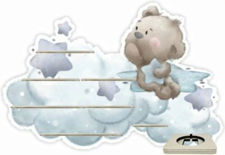 Farbklecks Collection® Regal Musikbox - Wolkenbär   - passend Toniebox plus günstig online kaufen