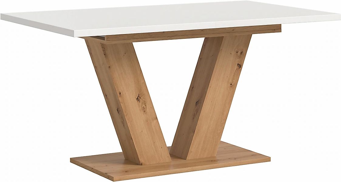 Home affaire Esstisch "Motus, ausziehbar 150 -190 cm, inklusive 40 cm Einle günstig online kaufen