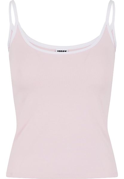 URBAN CLASSICS Muskelshirt "Urban Classics Ladies Contrast Basic Top 2-Pack günstig online kaufen