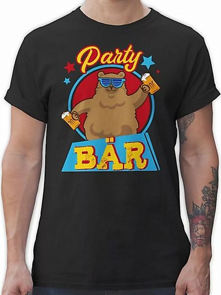 Shirtracer T-Shirt Party Bär Party & Alkohol Herren günstig online kaufen