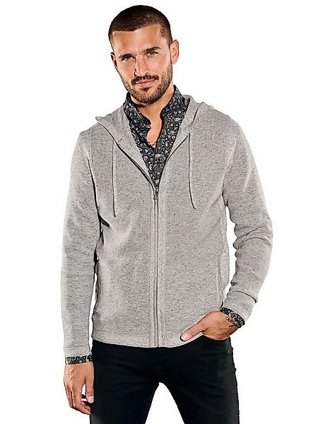 emilio adani Strickjacke emilio adani Herren Strickjacke mit Kapuze, Elfenb günstig online kaufen