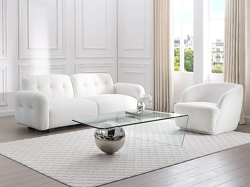 Couchtisch - Glas & Stahl - MUNDO günstig online kaufen