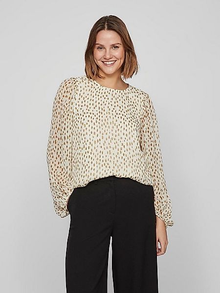 Vila Blusenshirt mit Durchsichtigen Ballonärmeln VIFALIA VIFALIA O-NECK L/S günstig online kaufen