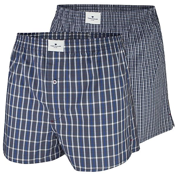 TOM TAILOR Boxershorts (2-St) Webboxer mit günstig online kaufen