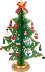 BRUBAKER Weihnachtsfigur Mini Weihnachtsbaum aus Holz günstig online kaufen