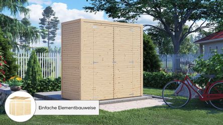 KONIFERA Gartenhaus "Beno 1 Fineline Flachdach" günstig online kaufen