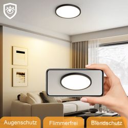 Nettlife LED Deckenleuchte LED Deckenleuchte Flach günstig online kaufen