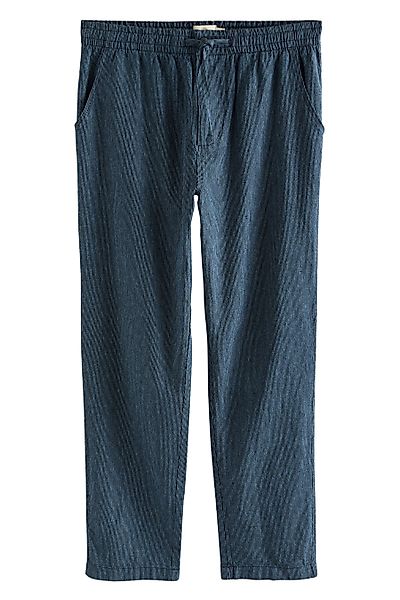 Next Leinenhose Gestreifte Hose aus Baumwolle günstig online kaufen