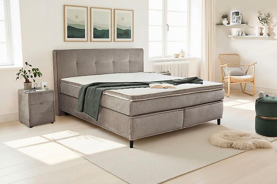 Jockenhöfer Gruppe Boxspringbett "Capello, 7-Zonen-TTFK-Matratze" KS-Topper günstig online kaufen