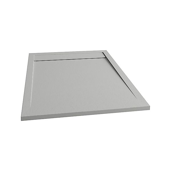 Schulte Duschwanne ExpressPlus Extraflach Rechteck 120 cm x 90 cm Lichtgrau günstig online kaufen