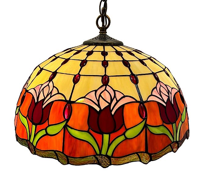 abc HOME Tischleuchte, Deckenleuchte, Stehleuchte, Farbenfroh, Tiffanystil günstig online kaufen
