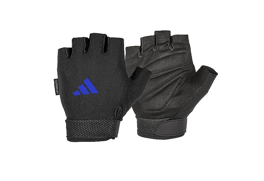 adidas Performance Trainingshandschuhe Essential Adjustable Gloves - Blau/S günstig online kaufen