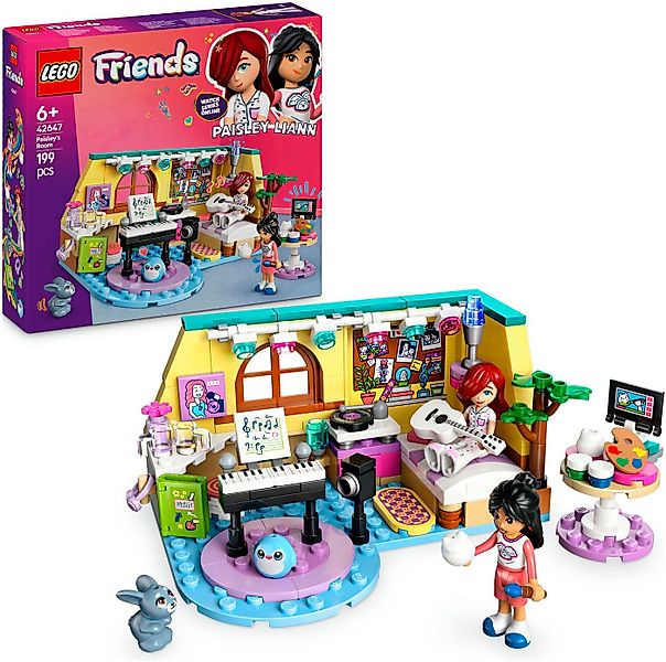 LEGO® Paisleys Zimmer (42647), LEGO Friends Konstruktionsspielsteine, (199 günstig online kaufen