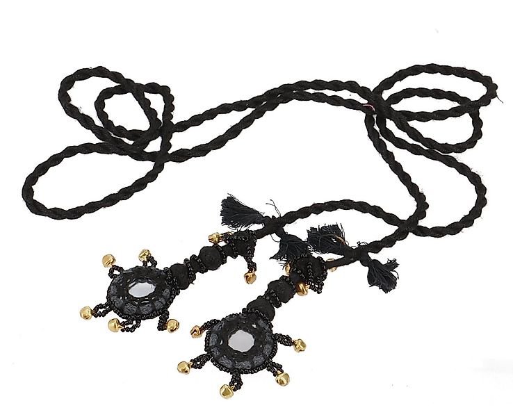 Guru-Shop Hüftgürtel Gürtelband Pushkar - schwarz günstig online kaufen