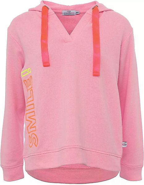 Zwillingsherz Sweatshirt "Smile", mit breiten Bändern, V-Ausschnitt und Det günstig online kaufen