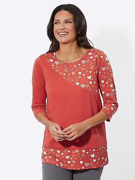 Sieh an! T-Shirt Longshirt 3/4-Arm günstig online kaufen