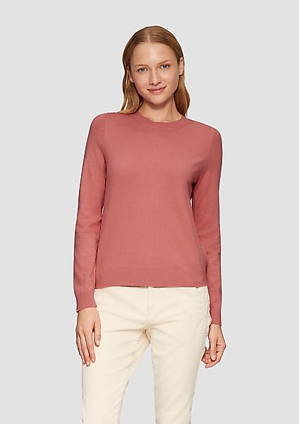 s.Oliver Strickpullover Strickpullover mit Rundhalsausschnitt günstig online kaufen