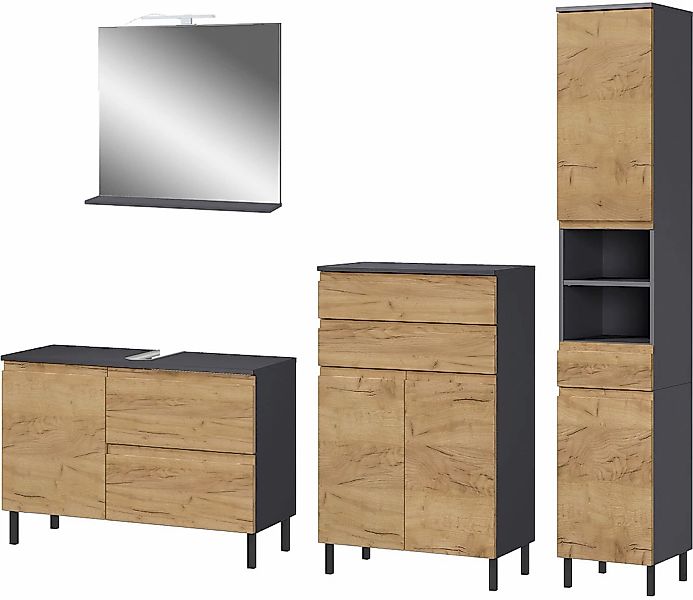 GERMANIA Badmöbel-Set "Scantic" 4 Stk. tlg. günstig online kaufen