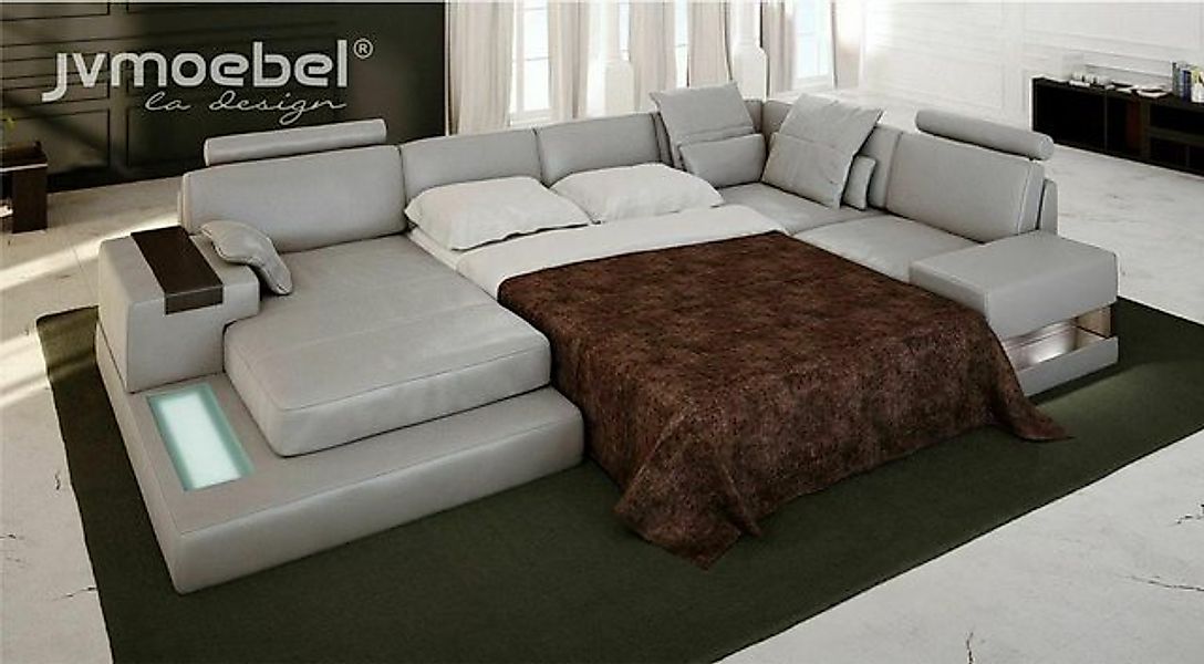 JVmoebel Ecksofa Wohnzimmer Möbel Eckcouch Textilpolster Couch Sofa U Form günstig online kaufen