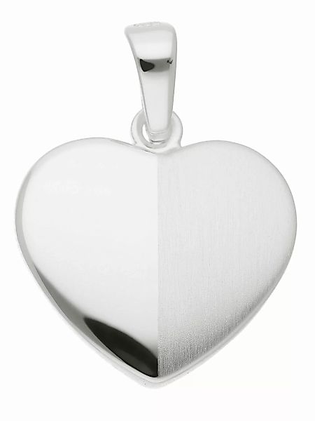 Adelia´s Kettenanhänger "925 Silber Anhänger Herz", Silberschmuck für Damen günstig online kaufen