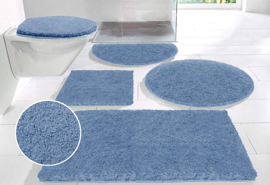 my home Badematte "Porto, sehr feiner Flor, weich" Höhe 30 mm rutschhemmend günstig online kaufen