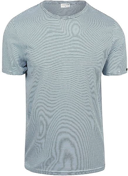 No Excess Stripes T-Shirt Hellblau - Größe XXL günstig online kaufen