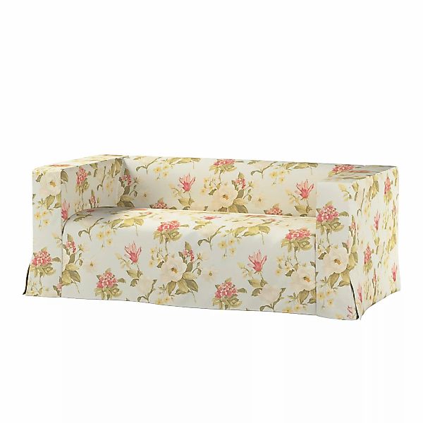 Bezug für Klippan 2-Sitzer Sofa, lang mit Kellerfalte, blau-grün, Klippan 2 günstig online kaufen