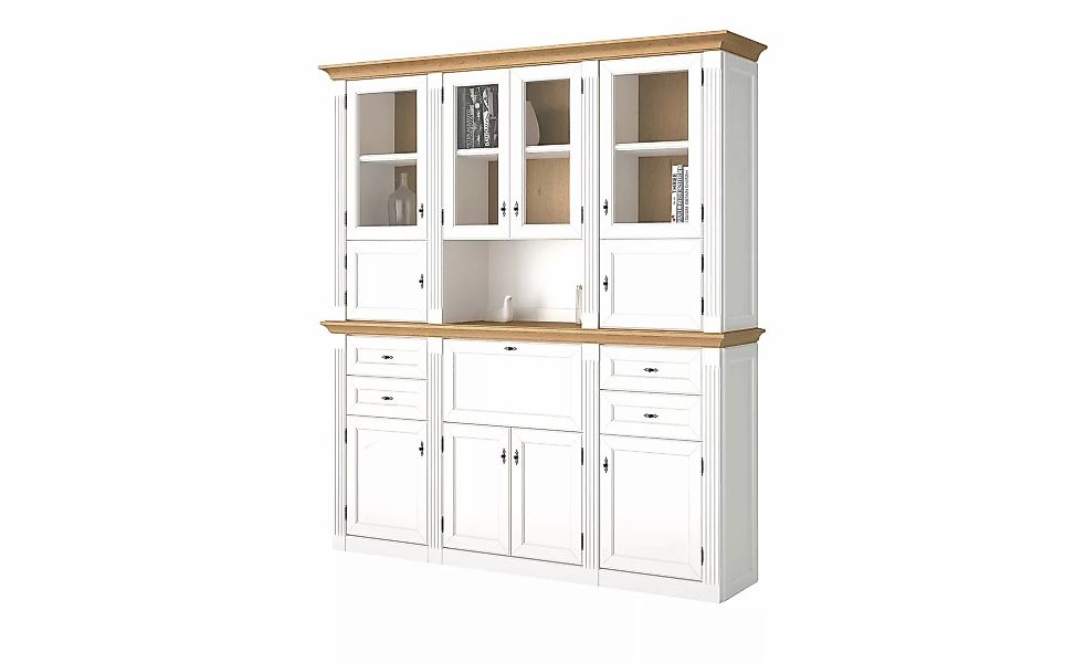 maison bleue Buffet  Petit Chalet ¦ holzfarben ¦ Maße (cm): B: 196 H: 215 T günstig online kaufen