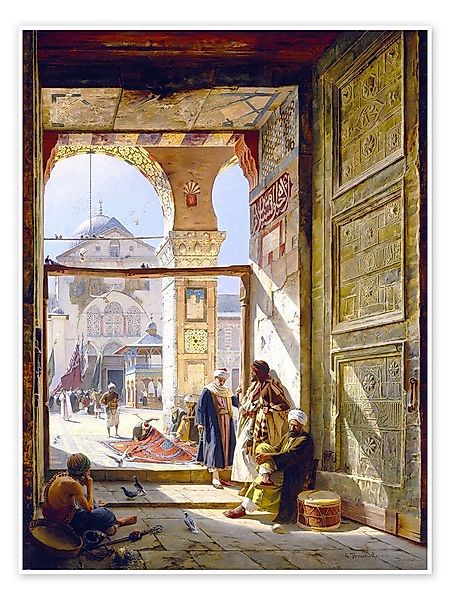 Posterlounge Wandbild Das Tor der großen Umayyaden-Moschee in Damaskus, Gus günstig online kaufen
