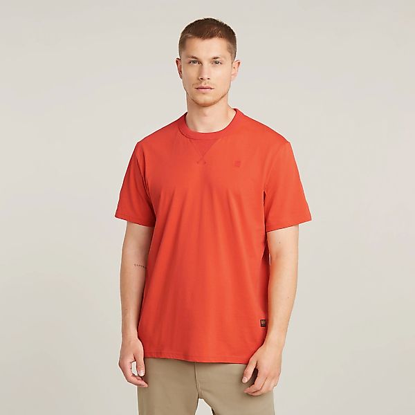 G-STAR T-Shirt "Nifous" Rundhals, mit Rippeinsatz günstig online kaufen