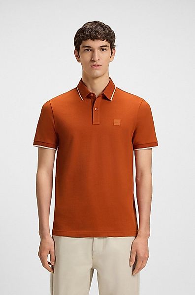 BOSS ORANGE Poloshirt Passertip mit BOSS Logo-Badge günstig online kaufen