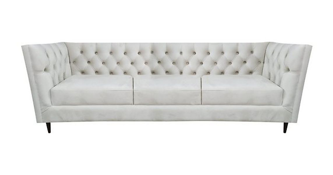 Xlmoebel Sofa Chesterfield Dreisitzer Ledersofa für das Wohnzimmer - Sitzmö günstig online kaufen