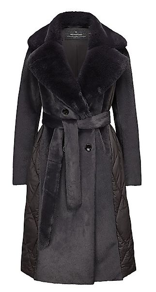 Milestone Fellimitatmantel MSAnthea 2-reihiger Mantel aus Kunstpelz-Stepp-M günstig online kaufen