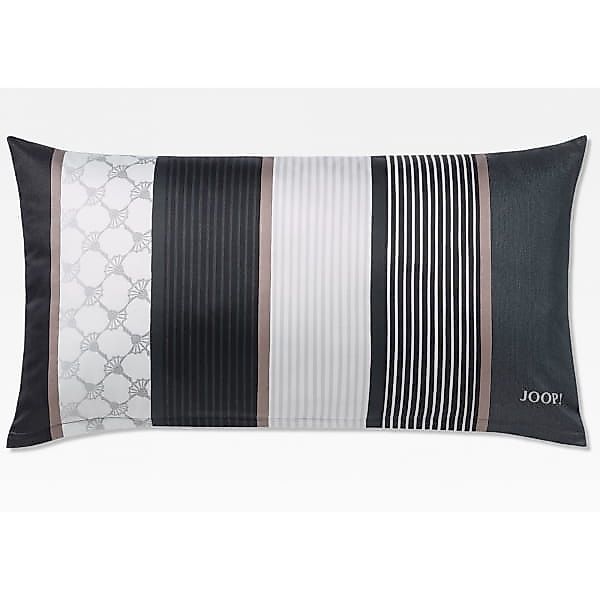 JOOP Bettwäsche Cornflower Stripes 4069 - Farbe: Deep Stone - 99 - Kissen 4 günstig online kaufen