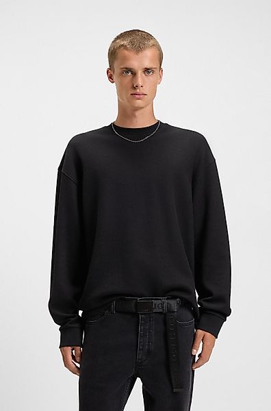 HUGO Blue Langarmshirt "Nuwolo" Rundhalsausschnitt, lässig geschnitten, Log günstig online kaufen