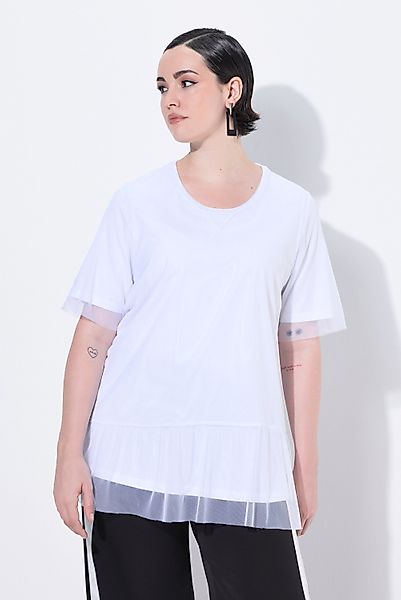 Ulla Popken T-Shirt T-Shirt doppellagig Classic günstig online kaufen