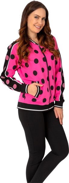 Gio Milano Sweatjacke G25-9101 in Punkte günstig online kaufen