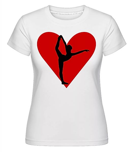 Yoga Herz · Shirtinator Frauen T-Shirt günstig online kaufen