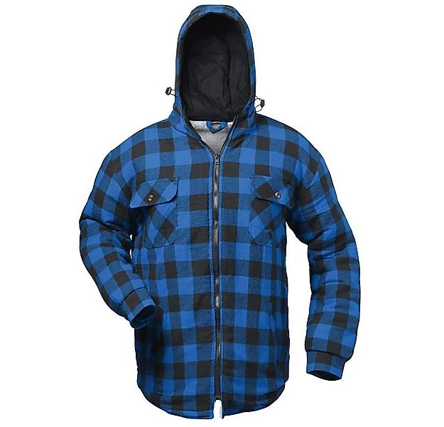 Craftland Thermohemd Flanellhemd mit Kapuze Holzfällerhemd Arbeitshemd Arbe günstig online kaufen