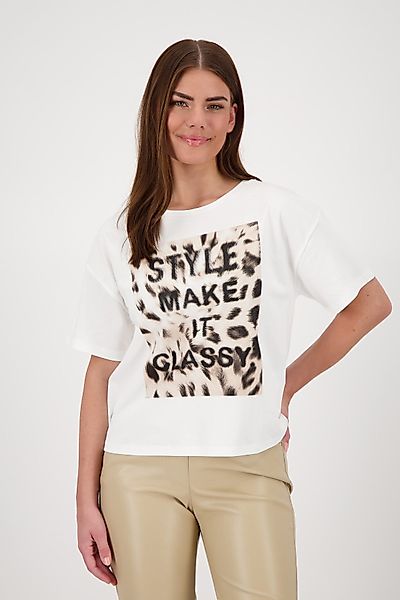 Monari T-Shirt Shirt Leo + Schrift günstig online kaufen