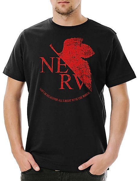 Urban Backwoods Print-Shirt Nerv Herren T-Shirt günstig online kaufen