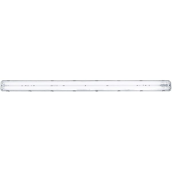 LED-Wannenleuchte 2 x 20,5 W 200 lm 4000 K 150 cm Grau günstig online kaufen