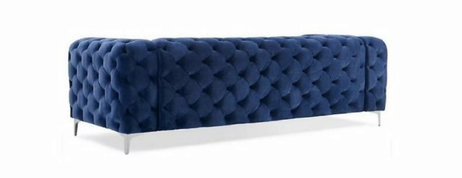 JVmoebel Chesterfield-Sofa Luxus Textil Chesterfield Dreisitzer Modernes De günstig online kaufen