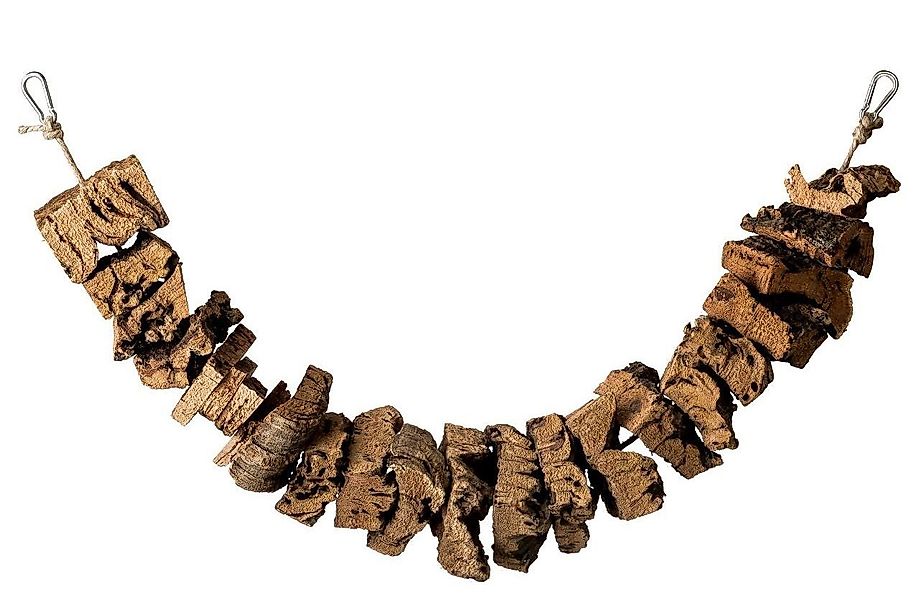 Kork-Deko.de Vogelspielplatz Vogelspielplatz Knabberschaukel aus Korkrinde günstig online kaufen